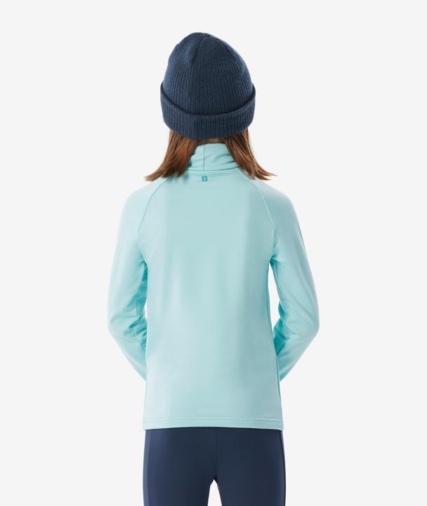 Produktbild Wedze Skiunterwäsche Funktionsshirt Kinder hoher Kragen - BL 500 türkis (116)