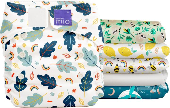 Bambino Mio Miosolo Reusable Diaper Set Mixed One Size (Size 4, Size 2, Size 3, Size 5, 6 Piece)