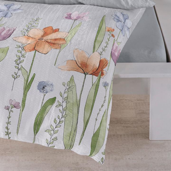 Produktbild Traumschlaf Aquarell Blumen (Bettwäsche Set, 155 x 220 cm, 80 x 80 cm)