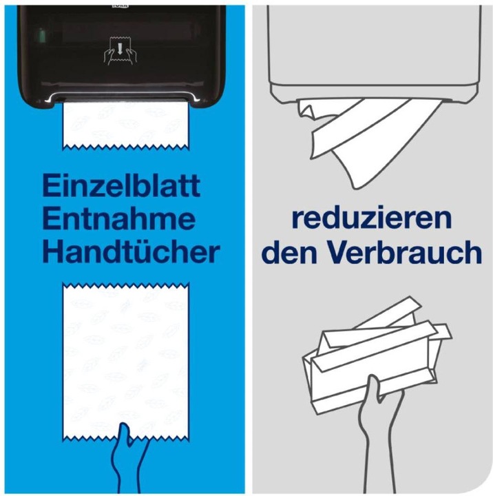 Produktbild Tork 6 Handtuchrollen Matic® H1 Universal Extra lang 1-lagig weiss (6 x)