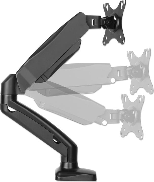Actual product image Manhattan Bracket 1 monitor gas pressure aluminium 17-32 inch (Table, 32")