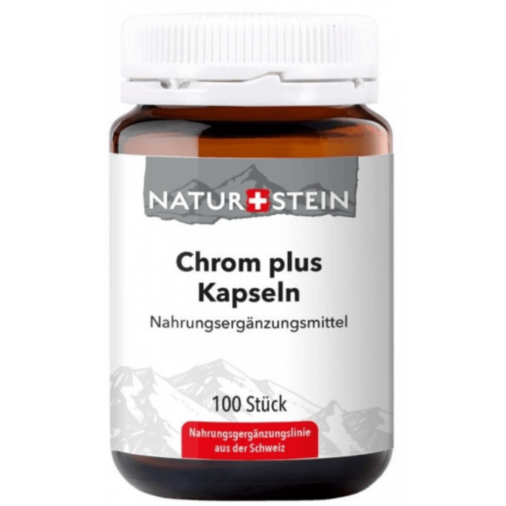 Produktbild Naturstein Chrom plus Kaps (100 Stück, Kapseln, 154 g)