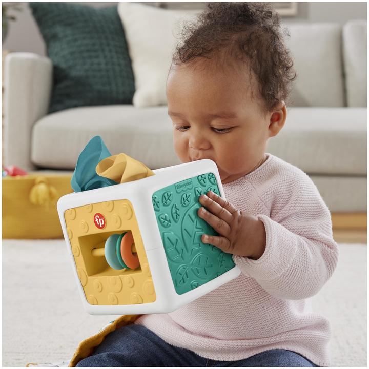 Actual product image Fisher-Price Tissue Fun Activity Cube (German)