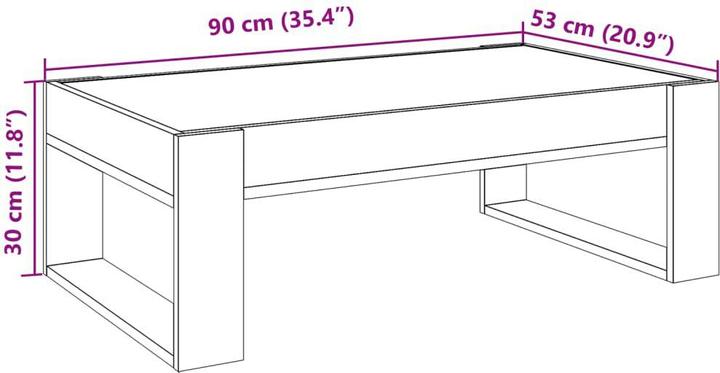 Image du produit vidaXL Couchtisch