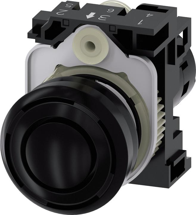 Actual product image Siemens Buzzer 22mm round plastic black