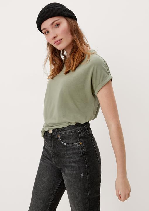 Produktbild S.Oliver T-Shirt Loose-Fit-Shirt im Lyocellmix (XS)