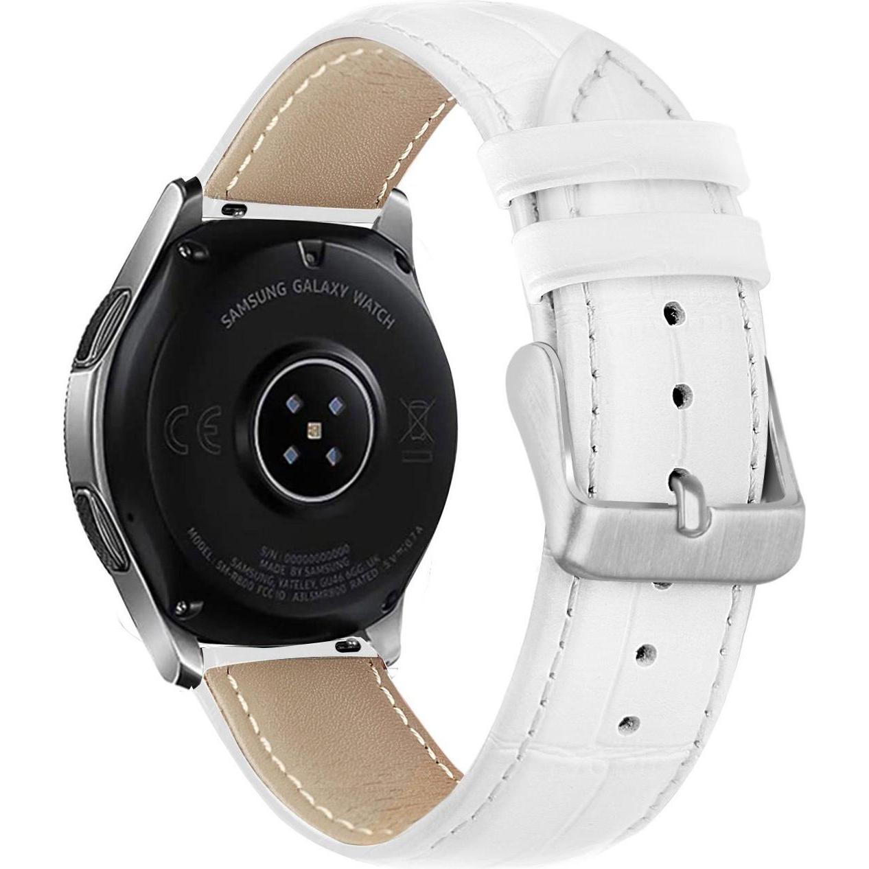 Thumbnail - Strap-it Lederarmband (Leder), Uhrenarmband, Weiss