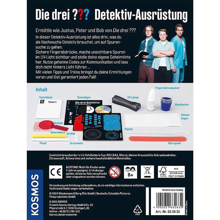 Produktbild Kosmos Die drei??? Detektiv-Ausrüstung