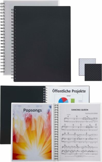 Image du produit Kolma Classeur à spirale A4 avec 20 poches noir (A4, 1 x)