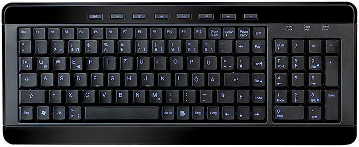 Actual product image GeneralKeys Light Key" Compact USB Multimedia Keyboard (Germany, Cable)
