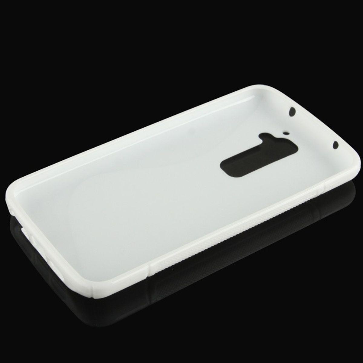 Thumbnail - König Design Handyhülle Schutz TPU für Handy LG Optimus G2 weiss (Optimus G2), Smartphone Hülle, Weiss