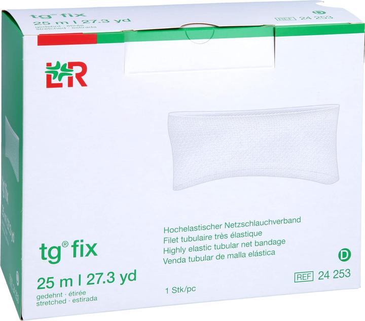 Actual product image Lohmann & Rauscher fix hochelastischer Netzschlauchverband 25m D für grossen Kopf, kleinen Rumpf