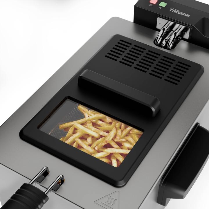 Image du produit Tristar Fritteuse 3 l 2000 W Silber, Schwarz