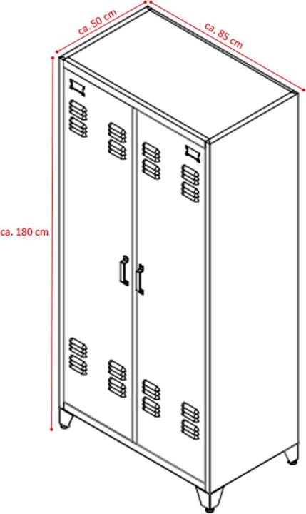 Actual product image Jet-Line Odessa (85 x 50 x 180 cm)
