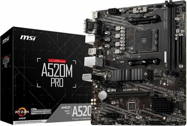 Produktbild MSI B550M PRO (AM4, AMD B550, mATX)