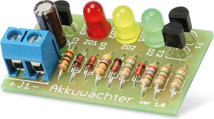 Pollin Electronic Bausatz 3-Kanal-Akkuwächter 12 V-