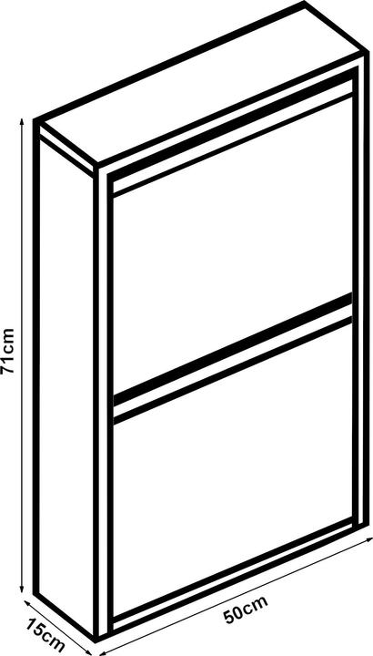 Image du produit En.Casa Sokndal (50 x 15 x 71 cm)