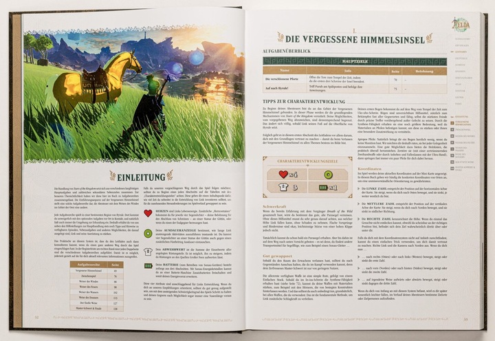 Actual product image Zelda Tears of Kingdom Lösungsbuch C.E. Hardcover (German, 2023)