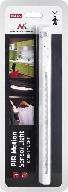 Produktbild Maclean LED lamp with motion sensor 4000K 3xAAA range 3m ON