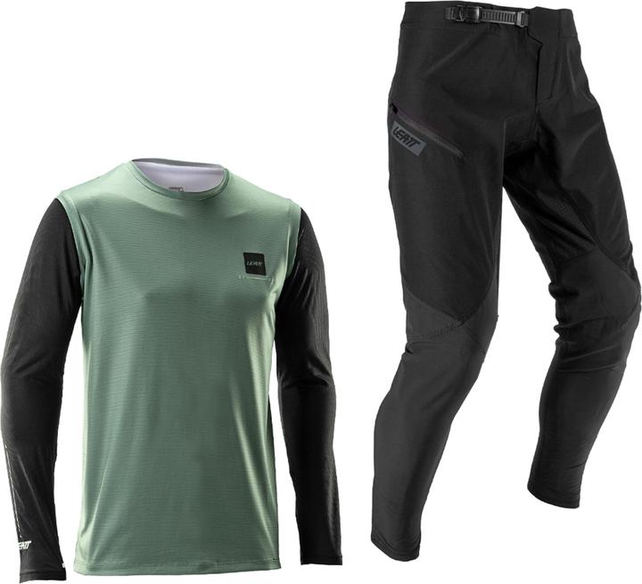 Leatt MTB Gravity 1.0 Ride Kit Jr mist green L (Boys, Girls, L)