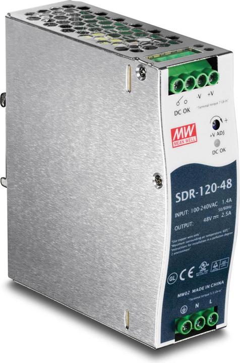 Actual product image Allied Telesis 48V 120W SINGLEOUTPUTINDUSTRIAL (120 W)