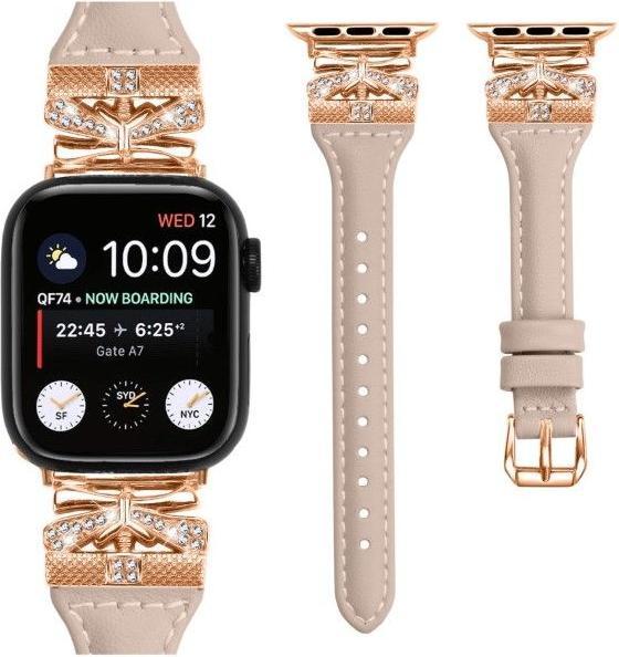 Actual product image MU Classic Ladies Series Leather Bracelet (42 mm, 44 mm, 45 mm, Faux leather)