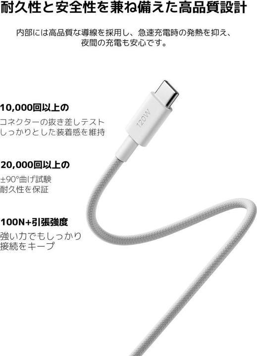 Actual product image Xiaomi USB C – USB C (1 m, USB 2.0, 1 W)