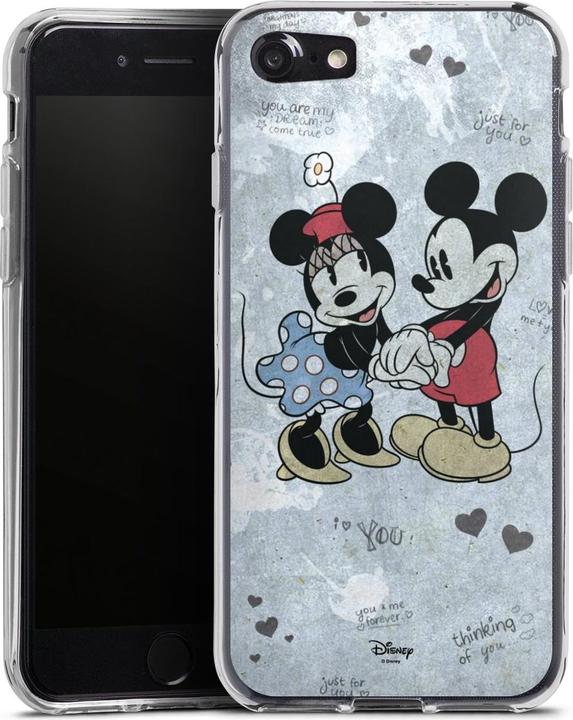 Produktbild DeinDesign Silikon Hülle für Apple iPhone 8 Handyhülle Case Smartphone Schutzhülle Disney Mickey & Minnie (Apple iPhone 8)
