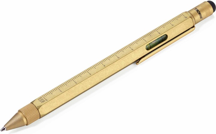 Produktbild Troika Kugelschreiber Construction Pen 1 mm, Gold (Messing, 1 x)