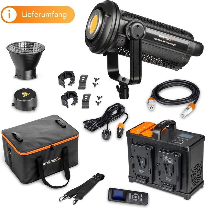 Image du produit Walimex pro LED Niova 500 Plus Daylight 500W 2er Set (éclairage de studio)