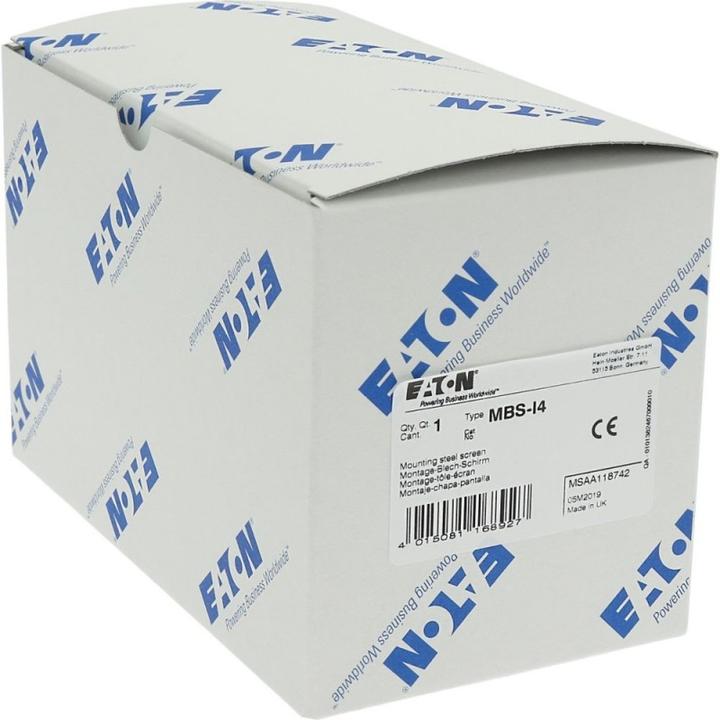 Actual product image Eaton MOE MBS-I4 Mounting sheet metal screen