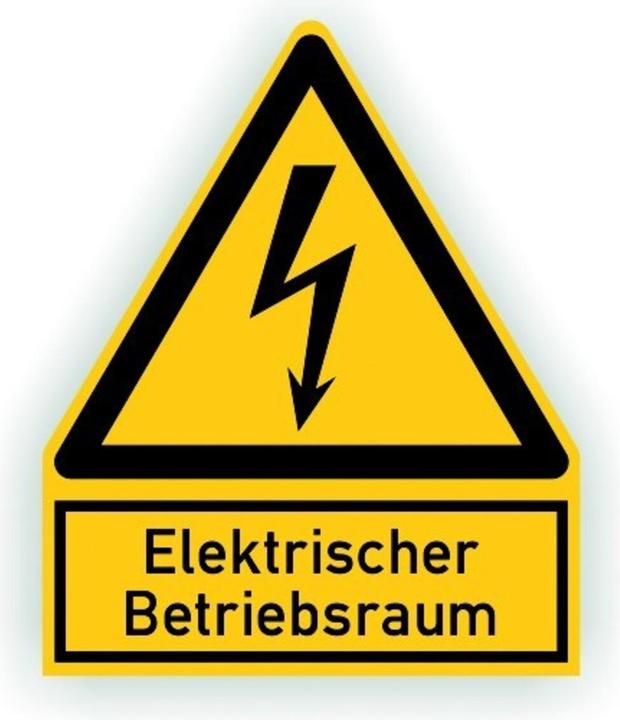 Actual product image Cimco Warning sign electrical operating room 182736