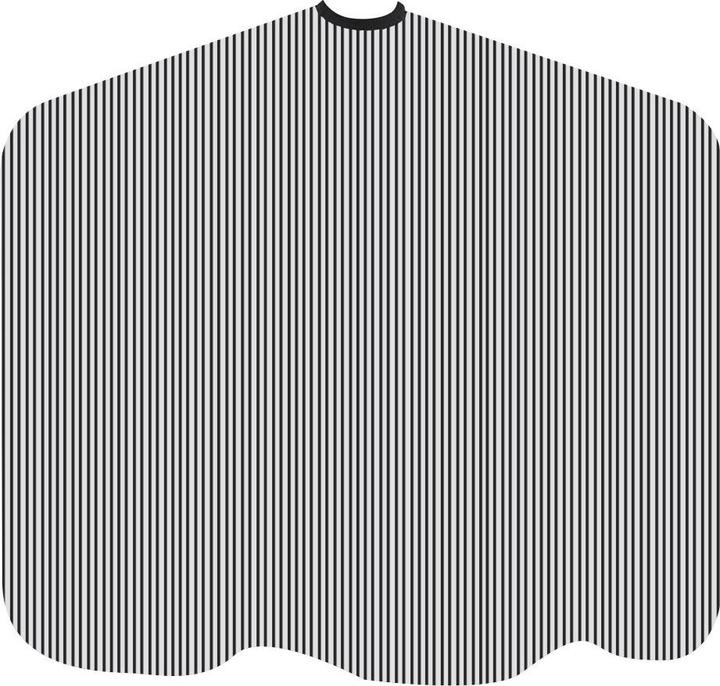 Produktbild Bate Umhang Schwarz-Weiss Barbershop Dünne Linien