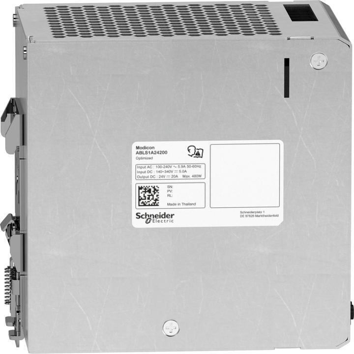 Actual product image Schneider Electric Power supply, OPTIMUM, 100-240VAC, 24VDC, 20A, 480W, 1-phase ABLS1A24200