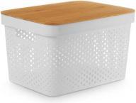 Produktbild Kinvara mehrzweck-perforierte box mit bambusdeckel grd wei (35.70 cm)