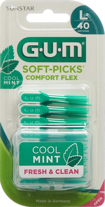 Produktbild GUM Soft-Picks Comfort Flex Large Mint (40 x)
