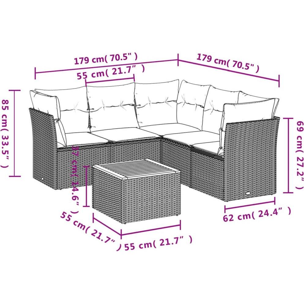 Thumbnail - VidaXL, Gartenlounge, Wibeke