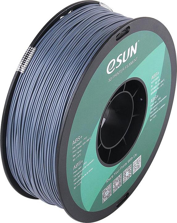 Productafbeelding eSUN ABS+ 1,75mm Grijs 1kg 3D Filament (ABS, 1.75 mm, 1000 g, Grijs)