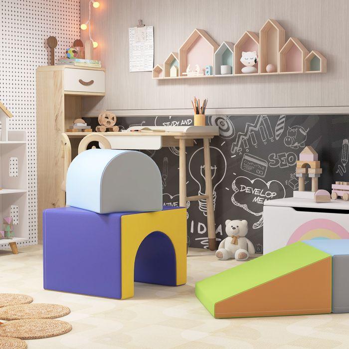 Produktbild Swisshandel24 Bausteinset 4er-Set Schaumstoff Bausteine Bauspielzeug, 1-3 Jahre, V2