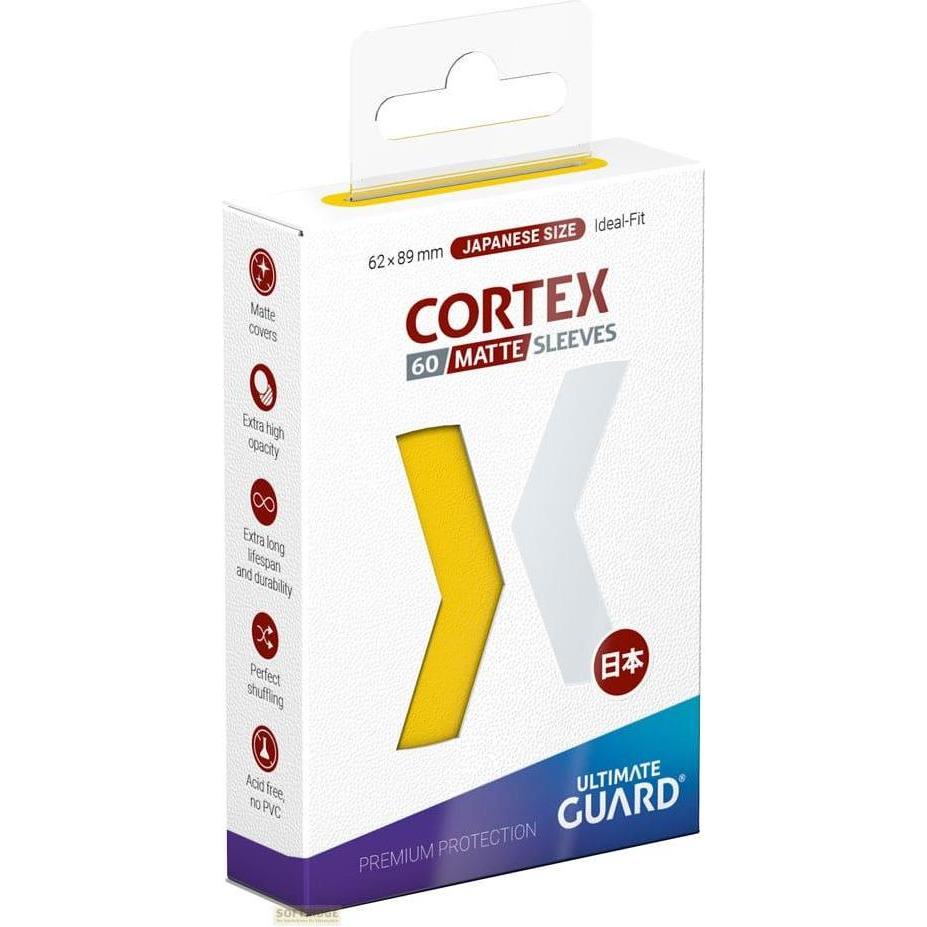 Ultimate Guard 60 pochettes Cortex Sleeves format japonais Matte Yellow