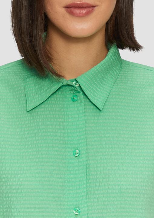 Image du produit s.Oliver Bluse Strukturierte Hemdbluse mit Raffung (34)