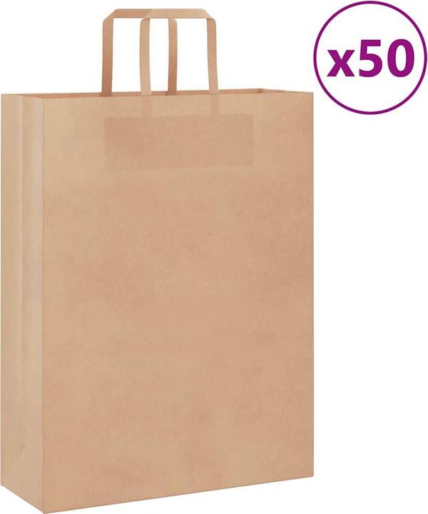 Image du produit vidaXL Papiertragetasche (50x)