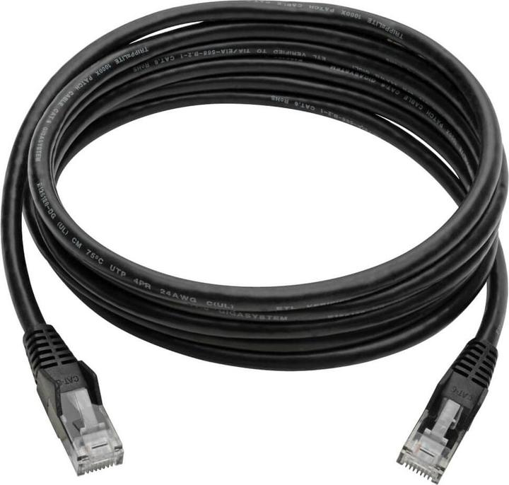Immagine prodotto Eaton Cavo Ethernet UTP Cat6 Gigabit Snagless Modellato RJ45 M/M Nero 2,13 m (U/UTP, CAT6, 2.13 m)