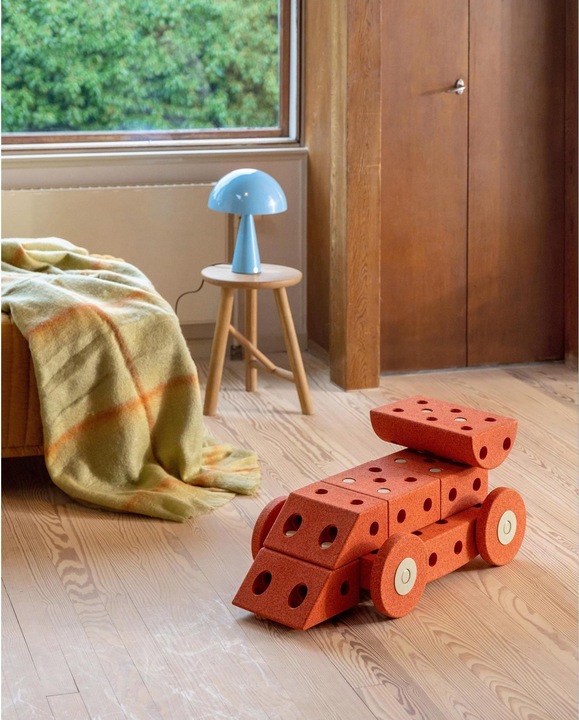 Productafbeelding Modu Dreamer Kit - Zachte blokken- 33 onderdelen - Open Ended speelgoed - Speelgoed 1 -2-3 jaar - Burnt O