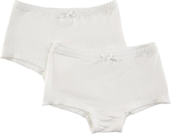 Immagine prodotto Minymo Set di biancheria intima Set di 2 mutande bianche Taglia 110 (110)