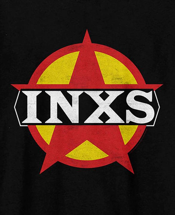 Actual product image Amplified Unisex Adult Circle Logo INXS T-Shirt (M)