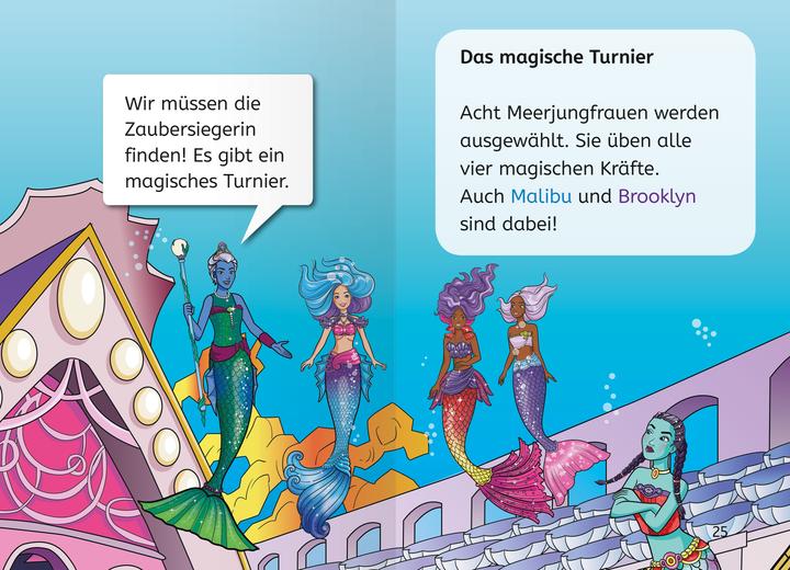 Actual product image Ravensburger Barbie – Meerjungfrauen-Power: Das magische Turnier - Erstlesebuch zum Lesenlernen (German)
