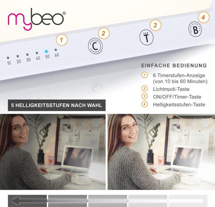 Produktbild Mybeo Edelstahl Langschlitztoaster mit Touchscreen (10000 lx)
