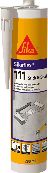 Image du produit Sika Sikaflex-111 Stick and Seal (0.41 kg, Noir, 290 ml)