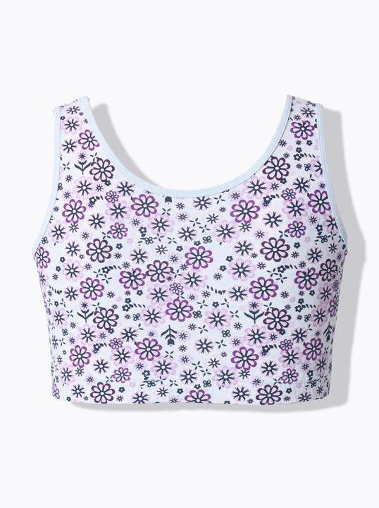 Immagine prodotto Ulla Popken Bustiers, 2er-Pack, bedruckt/uni, Rundhalsausschnitt (Confezione da 2, 44 A, 42 A)